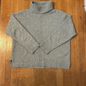Rachel Zoe Heather Gray Turtleneck Sweater XL
